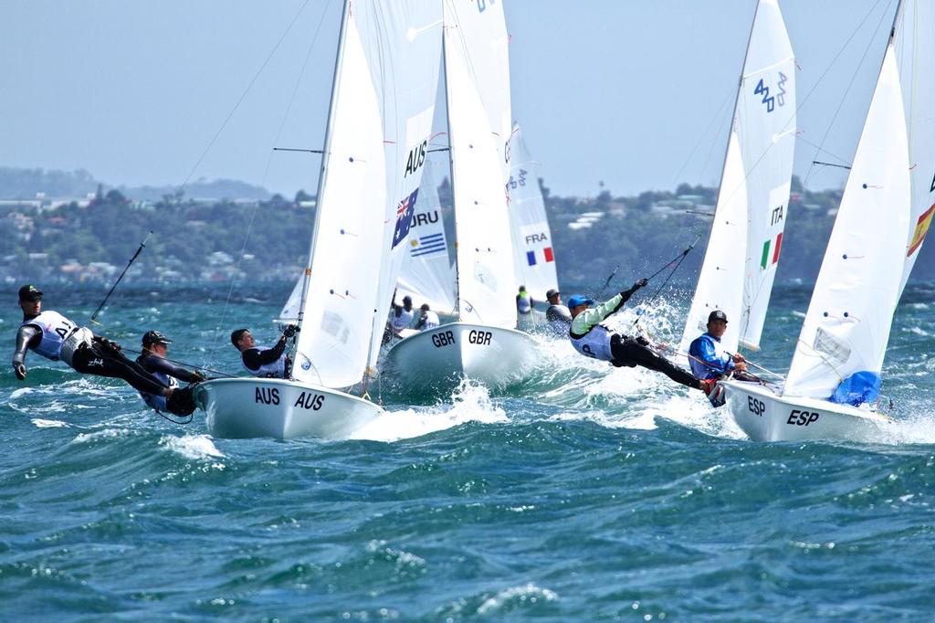 Mens 420 - Aon Youth Worlds 2016, Torbay, Auckland, New Zealand © Richard Gladwell www.photosport.co.nz